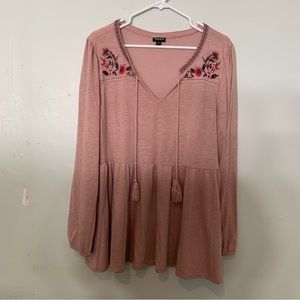 🆕 torrid Long Sleeve Peplum Blouse